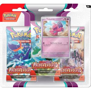 Pokémon Paldea Elvolved 3 Pak - Tinkatink Pokemon Kort