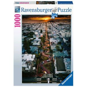 Ravensburger 1000 Brikker - Lombard Street San Francisco Blandet Puslespil