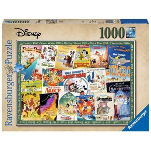 Ravensburger 1000 Brikker - Disney Film Plakater Blandet Puslespil