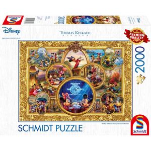 Schmidt Puslespil 2000 Brikker - Disney Minnie&Mickey Drømme Blandet Puslespil