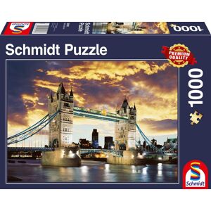 Schmidt Puslespil 1000 Brikker - Tower Bridge Blandet Puslespil