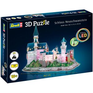 Revell 3d Puslespil m. Led - Neuschwanstein Slot 3d Puslespil