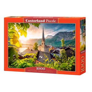 Castorland Puslespil - Postkort Fra Hallstatt - 1000 Brikker Blandet Puslespil