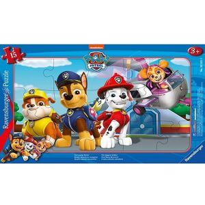 Ravensburger Puslespil - 15 Brikker - Paw Patrol Four Brave Resc - Ravensburger - Onesize - Puslespil