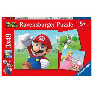 Ravensburger Puslespil - 3x49 Brikker - Super Mario - Ravensburger - Onesize - Puslespil