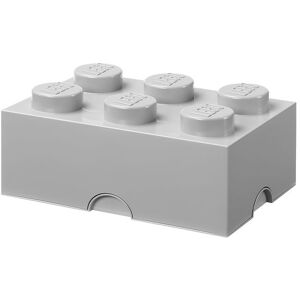 Storage Opbevaringsboks - 6 Knopper - 37,5x25x18 - Stone G - Lego® Storage - Onesize - Boks