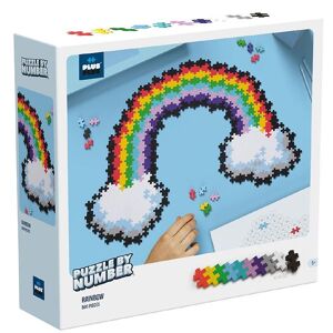 Plus-Plus Puzzle By Number - 500 Stk. - Rainbow - Plus-Plus - Onesize - Klodser