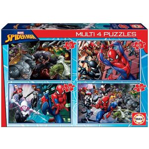 Educa Puslespil - 4 Forskellige - Ultimate Spider-Man - Educa - Onesize - Puslespil