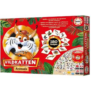 Educa Brætspil - Vildkatten Animals - Educa - Onesize - Brætspil