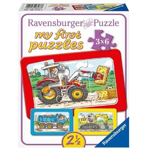 Ravensburger Puslespil - My First - 3x6 Brikker - Work - Ravensburger - Onesize - Puslespil