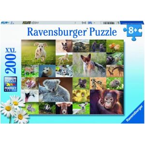 Ravensburger: Animal Babies XXL 200 Brikker