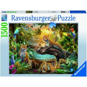 Ravensburger: Leopard Family In The Jungle - 1500 Brikker