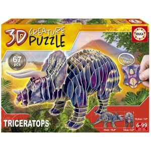 Educa 3D Triceratops 67 Brikker