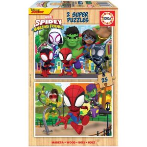 Educa Marvel Spidey & His Amazing Friends 2 x 25 Brikker