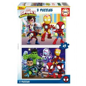 Educa Pussel: Marvel Spidey & His Amazing Friends 2 x 48 Bitar