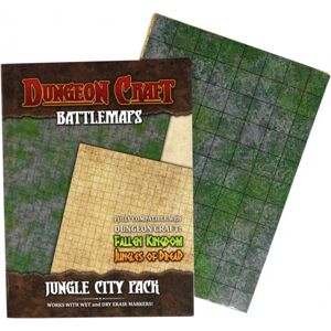 1985 Games Dungeon Craft: BattleMap - Jungle City