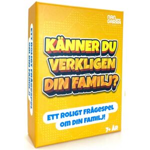 Nangara Games Känner du verkligen din familj?