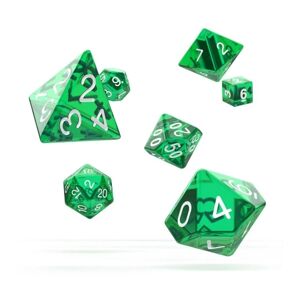 Oakie Doakie Dice RPG Set Translucent - Green 7 pack