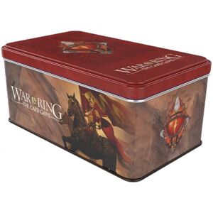 ARES War of the Ring: Card Box and Sleeves - Red Bannerman