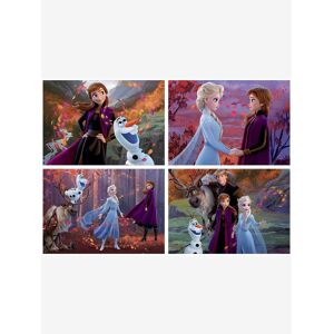 Lote de 4 puzzles progresivos de 50 a 150 piezas Disney® Frozen 2 EDUCA rosa claro liso con motivos