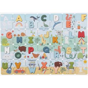 VERTBAUDET Puzzle abecedario 2 en 1 de madera FSC® y cartón blanco