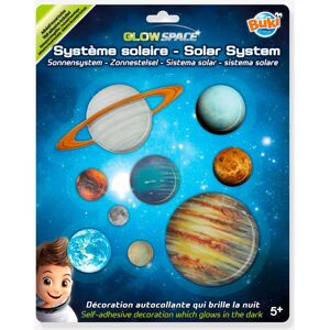 Sistema Solar - Planetas fosforescentes adhesivos - BUKI multicolor