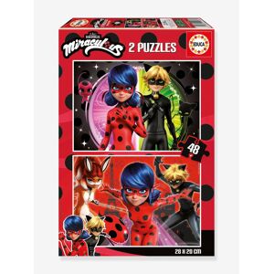 Puzzle 2 x 48 piezas Miraculous Ladybug - EDUCA multicolor