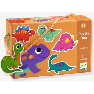 Puzzle Dinosaurios dúo - DJECO multicolor