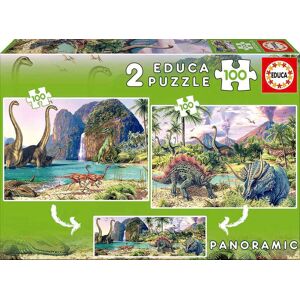 Educa Borras Puzle 2x100 piezas Dino World