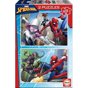 Educa Borras Puzle 2 × 48 piezas Spider-man