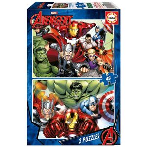 Educa Borras Puzle 2 × 48 piezas Avengers