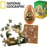 NATIONAL GEOGRAPHIC Puzle 63 piezas Huevo  - Triceraptors -Pterosaur ( modelo surtido)