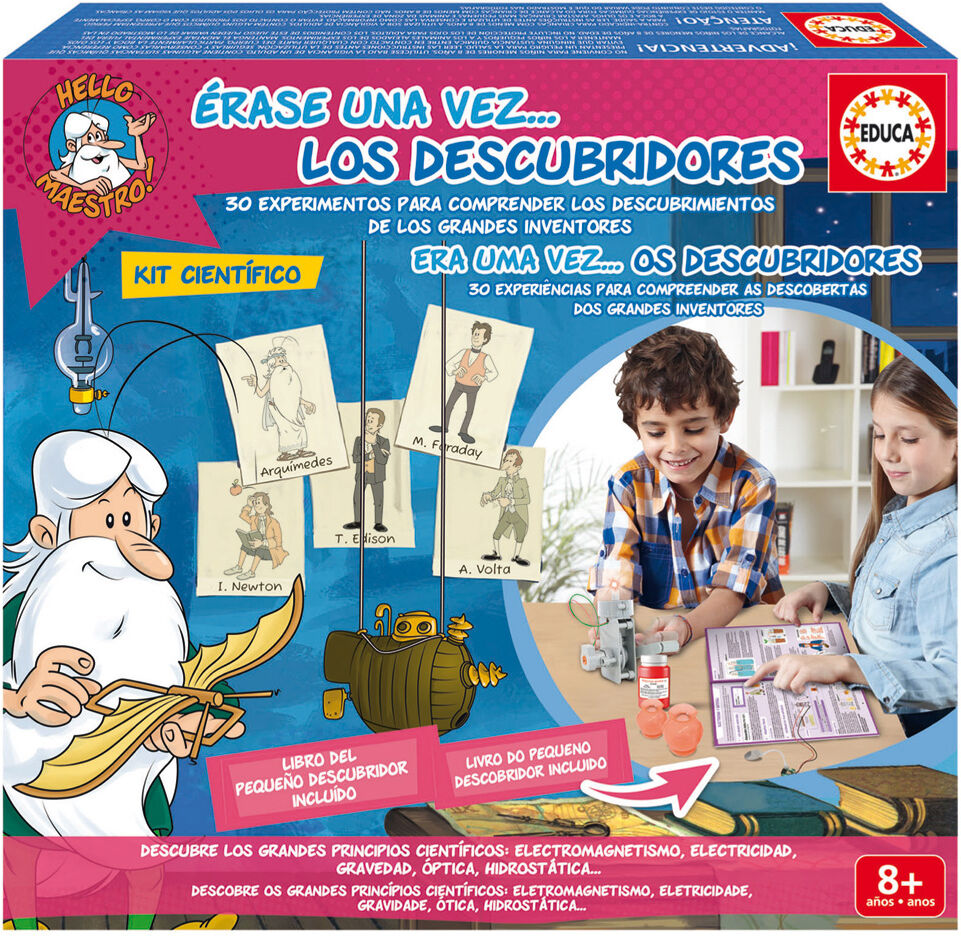 Educa Borras Kit Científico Educa Erase Una Vez... los descubridores