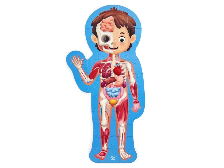 Hape Puzle 60 piezas piezas cuerpo humano