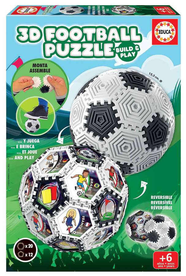 Educa Borras Puzle 32 piezas 3D Football