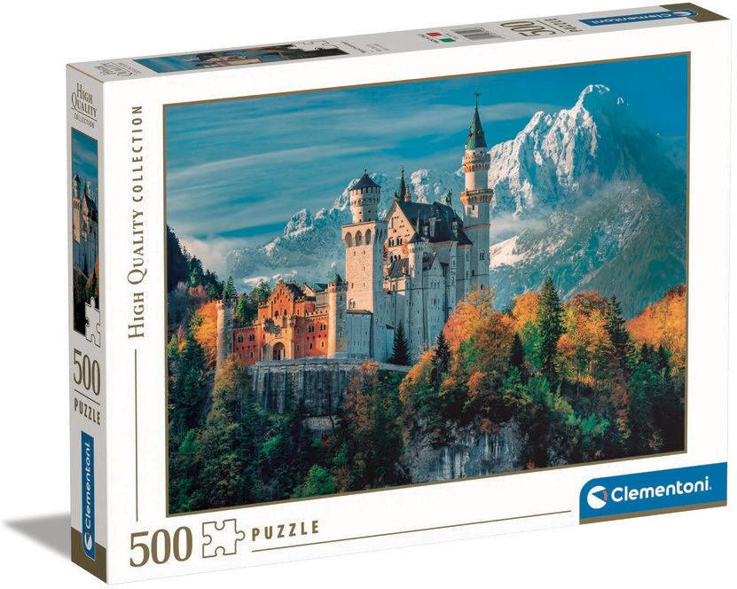 Clementoni Puzle 500 piezas Neuschwanstein castillo