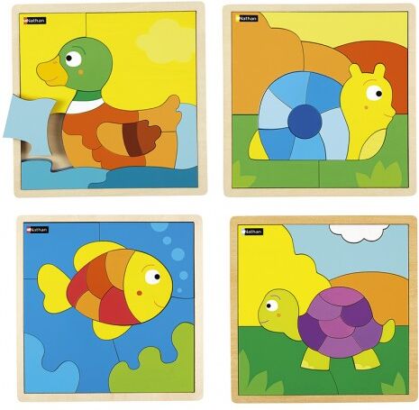 Nathan Puzzle  Animales multicolores