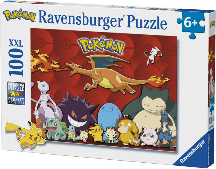 Ravensburger Puzle 100 piezas XXL Pokémon