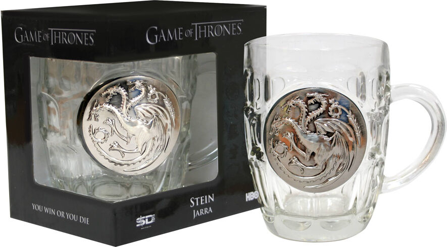 SD Toys Jarra Cristal Escudo Targaryen Game Of Thrones