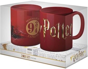 SD Toys Harry Potter Logo Hogwarts Exprés Set 2 Tazas