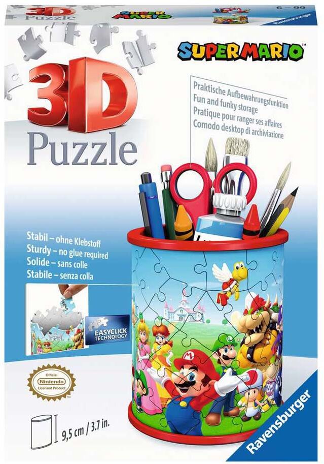 Ravensburger Puzle Portalápices 57 piezas Súper Mario 3D