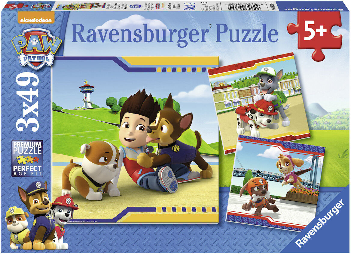 Ravensburger Puzle 3x49 piezas Paw Patrol