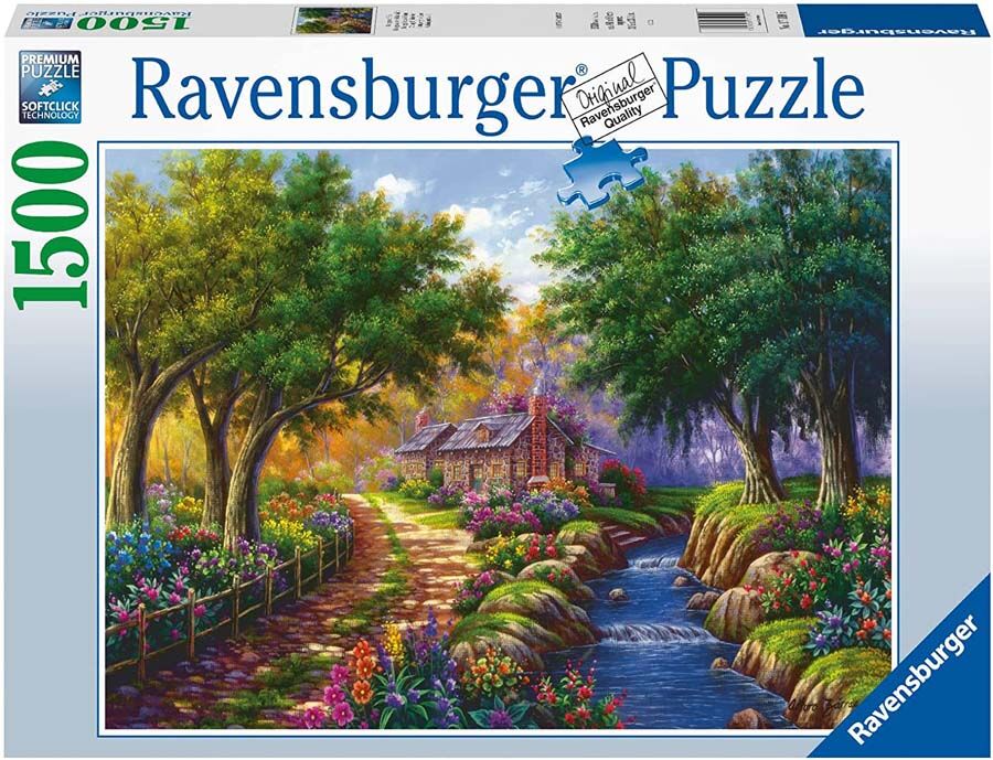 Ravensburger Puzle 1500 piezas Cabaña junto al río