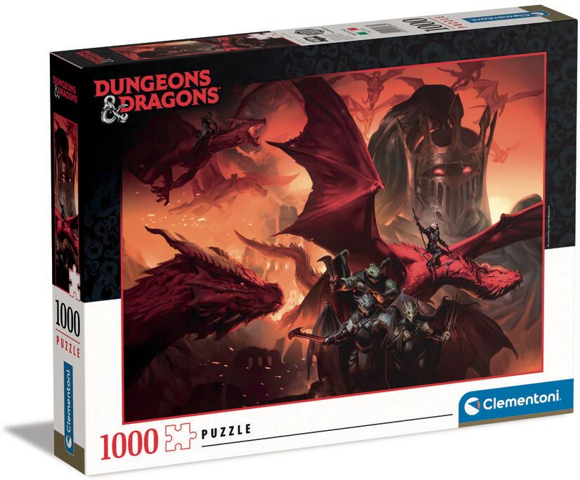 Clementoni Puzle 1000 piezas Dragones y Mazmorras