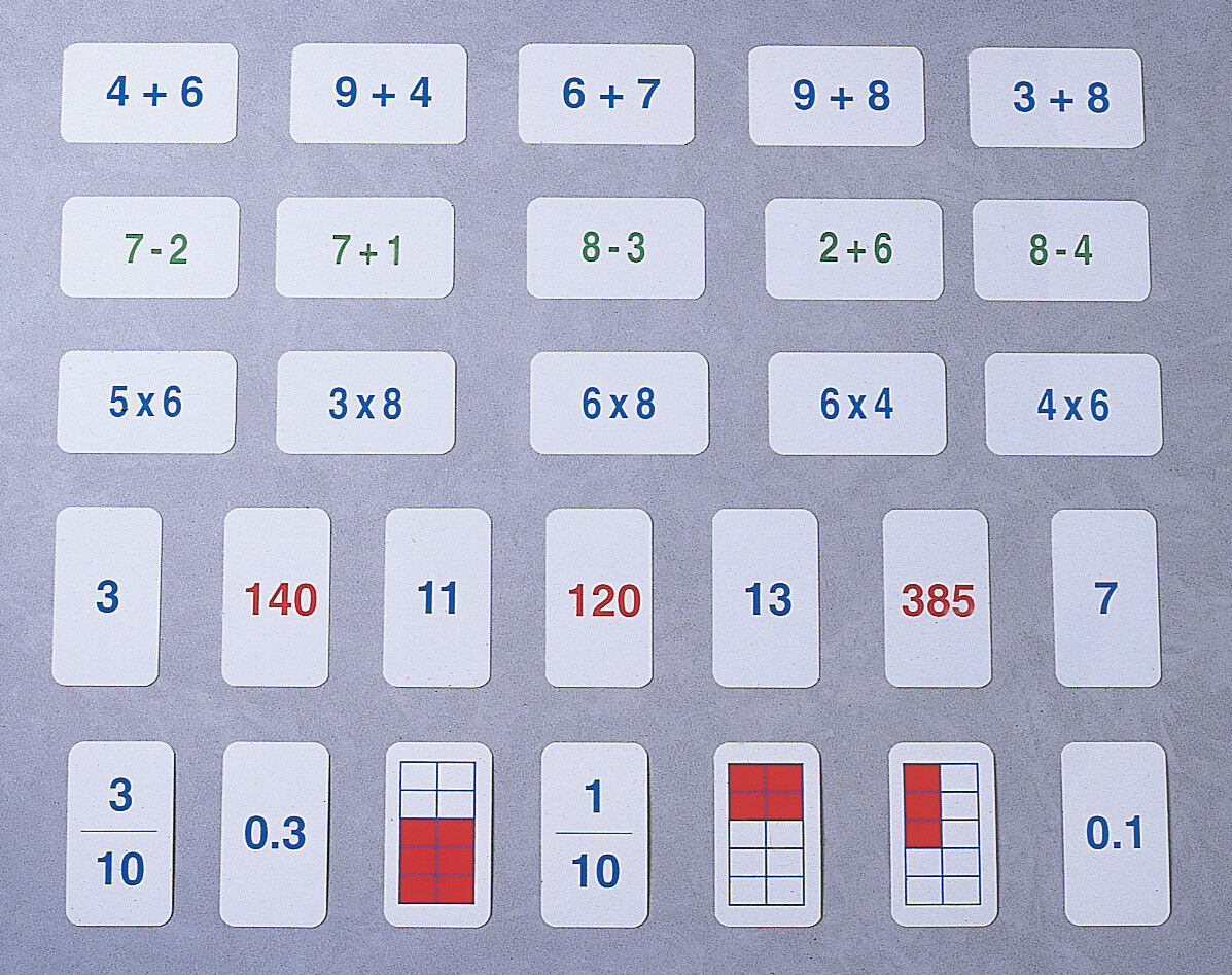 Nardil Juego de matemáticas  Cartas de divisiones