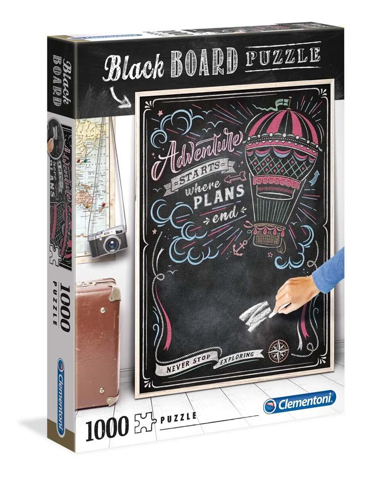 Clementoni Puzle 1000 piezas Blackboard Travel