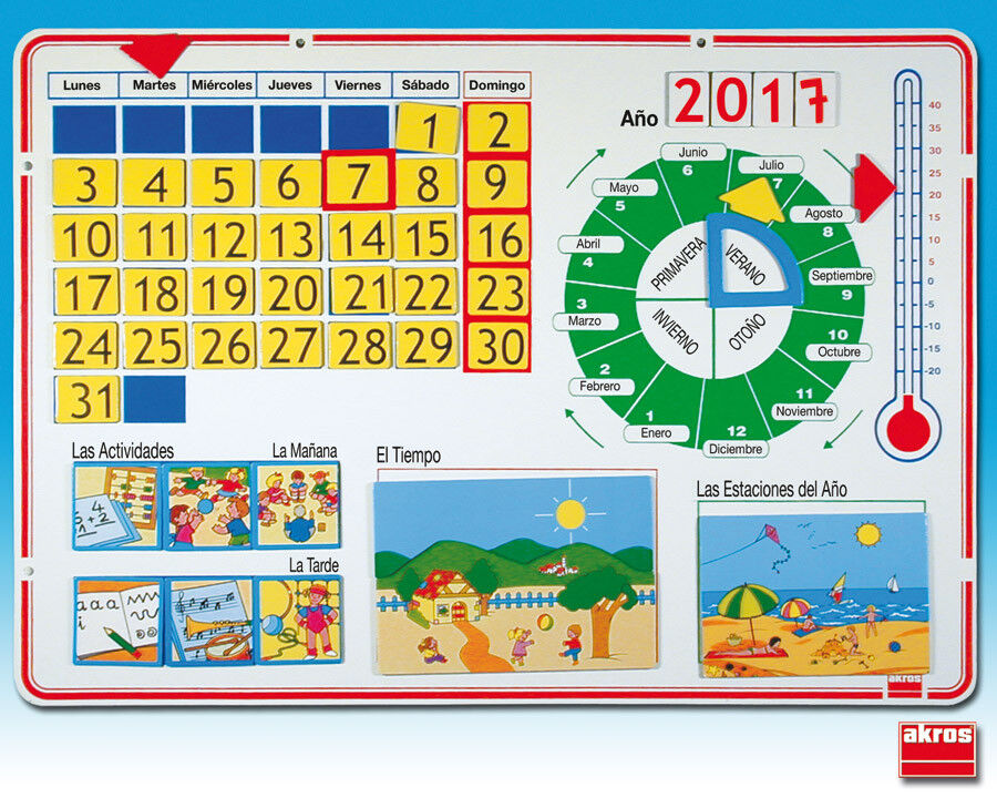 Akros Calendario Español