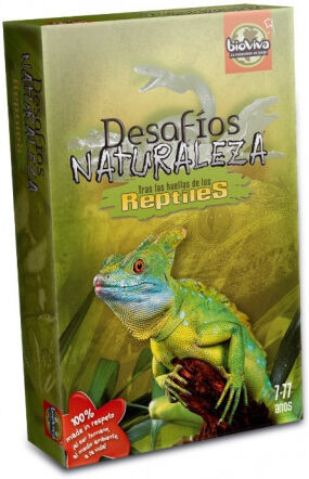 Bioviva Juego de cartas  Desafíos Naturaleza Reptiles