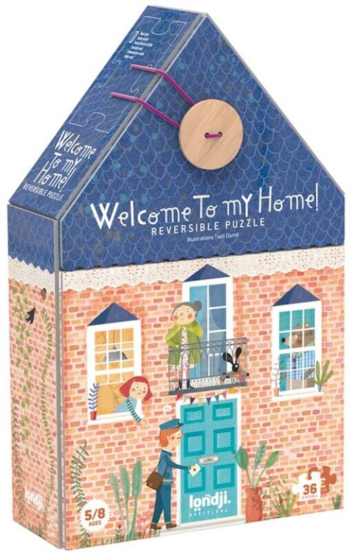 Londji Puzles 26 piezas Welcome To My Home reversible