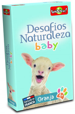 Bioviva Juego de cartas  Desafíos Naturaleza Baby Granja